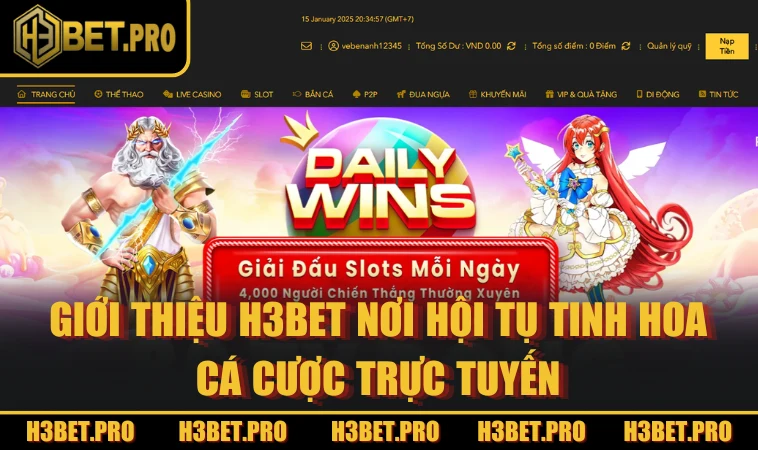 Giới thiệu H3BET nơi hội tụ tinh hoa cá cược trực tuyến