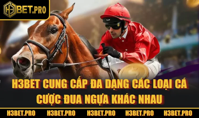 H3BET cung cấp đa dạng các loại cá cược đua ngựa khác nhau