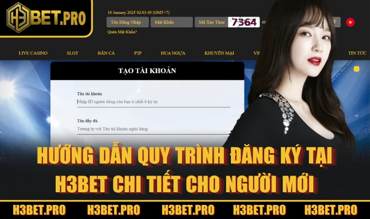 Hướng dẫn quy trình đăng ký tại H3BET chi tiết cho người mới