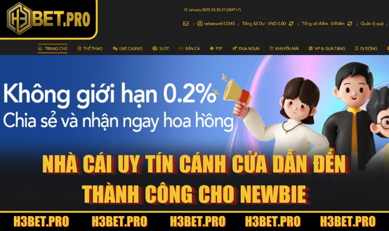 Nhà cái uy tín cánh cửa dẫn đến thành công cho newbie